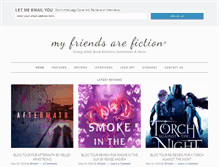 Tablet Screenshot of myfriendsarefiction.com